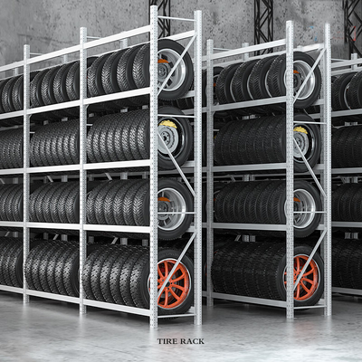 Scaffalatorio per pneumatici di magazzino Scaffalatorio per pneumatici per stoccaggio pieghevole