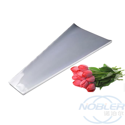 borse di spostamento floreali di plastica di Rose Flower Bouquet Sleeves Cellophane della radura 200Pcs