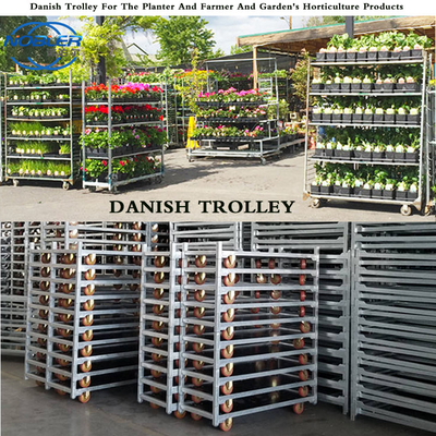 Carrello per fiori danese in compensato Carrello portapacchi Contenitore Cc Facile da installare