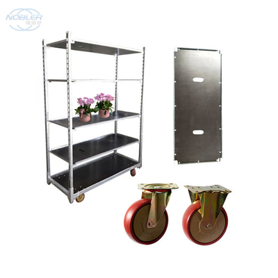La immersione calda netta di tirata olandese del carrello ha galvanizzato il carrello speciale del fiore del piatto standard materiale del foro
