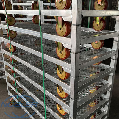 Ruote con freni carrello danese 50 kg capacità di carico carrello di trasporto durevole progettato per applicazioni industriali