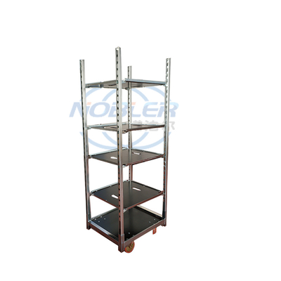50 kg Capacità Legno compensato carrozzino per fiori olandese ruota PU 1350*565*1900mm