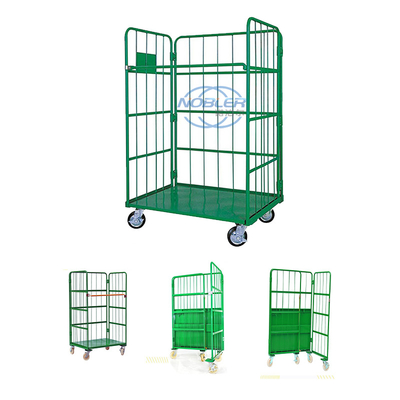 Cage di magazzino, cage di farfalla, porta pneumatici con caster
