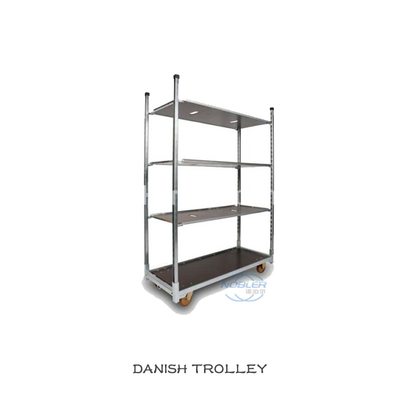 Contenitore standard carrello dei fiori camion logistico fatturato ruota di nylon cuscinetto forte galvanizzato a freddo installato