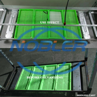 Moderno carrello di fiori danese per la germinazione in serra