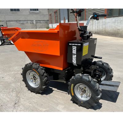 Mini dumper elettrico a ruote Funzionamento Continuo Per 4 Ore
