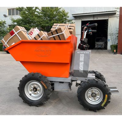 Mini Dumper Elettrico Pieghevole Posteriore User Friendly 300KG per un Funzionamento Comodo e a Risparmio di Lavoro
