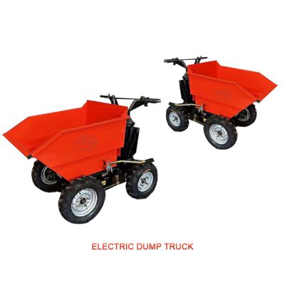 Mini dumper elettrico 48V 20ah a 4 velocità, capacità di carico 300 kg