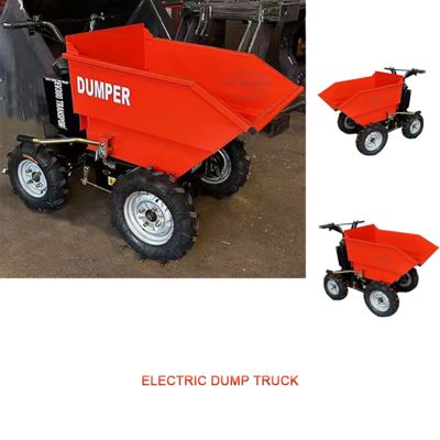 Capacità di carico di 300 Kg Mini Dumper Elettrico 700W Sollevamento Manuale