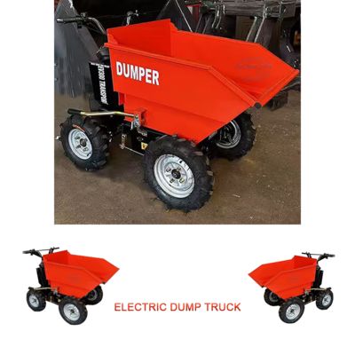 Efficiente Mini Dumper Elettrico Versatile a Quattro Ruote