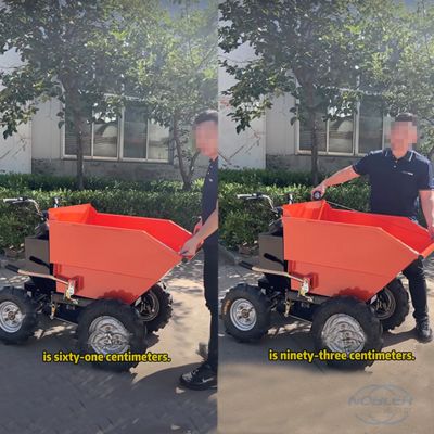 Mini Dumper Elettrico Regolabile a Quattro Velocità per la Logistica