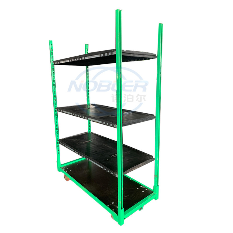Stile moderno 4 ruote carrozzino da fiori danese Easy assembly L*W*H 135*56.5*190cm