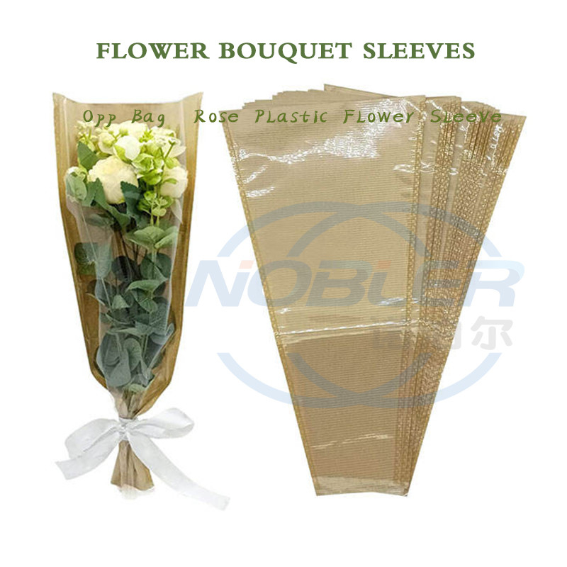 A forma di V Bopp riutilizzabile ago perforato bouquet di fiori freschi tagliati maniche borse