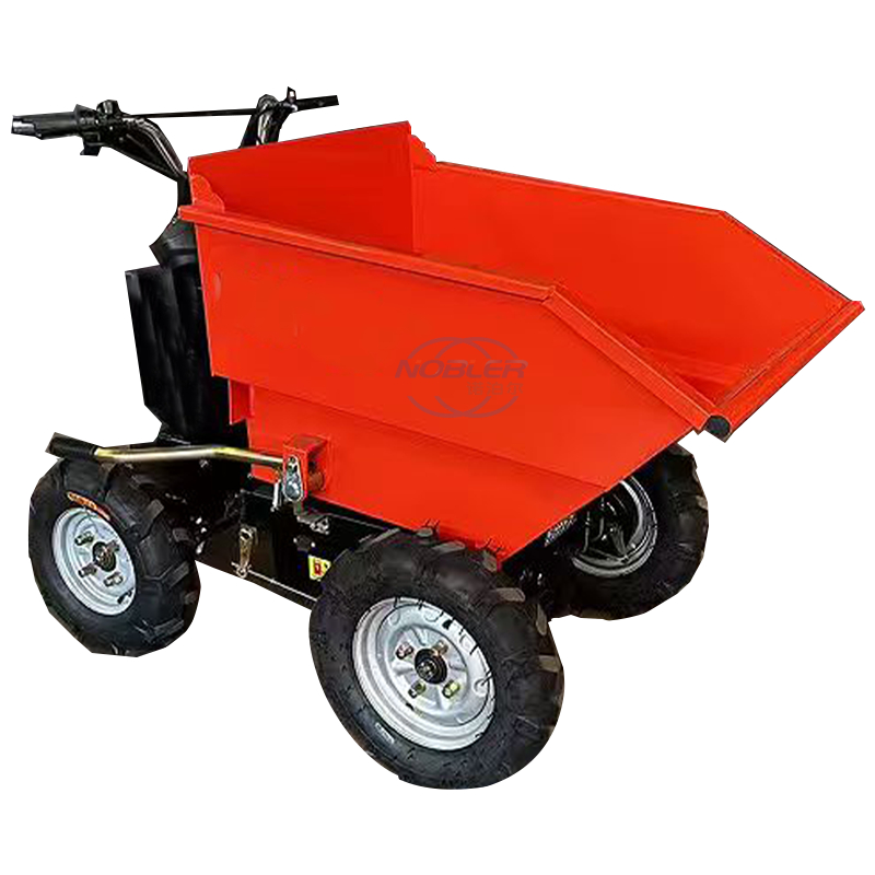 4 pneumatici elettrici mini dumper funzionamento liscio e silenzioso