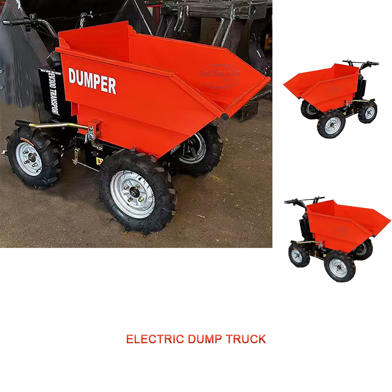 Capacità di carico di 300 Kg Mini Dumper Elettrico 700W Sollevamento Manuale