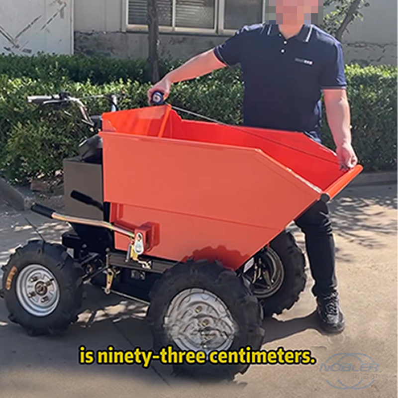 Mini dumper elettrico a batteria di grafene per ghiaia o prodotti agricoli